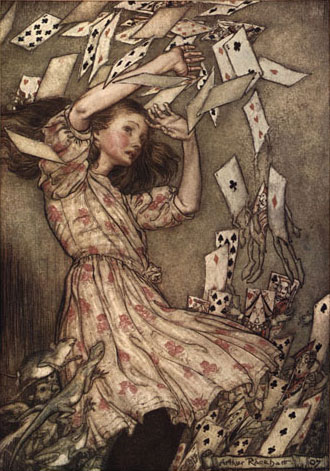 Illustration from Alice in Wonderland, by Artur Rackham (1907)