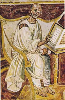 6th-century depiction of Saint Augustine of Hippo