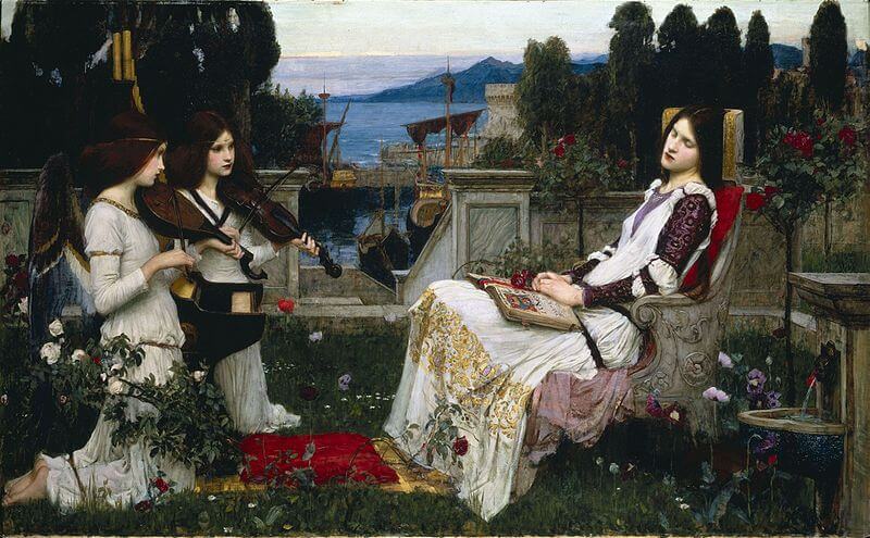 Saint Cecilia by John William Waterhouse (1895)