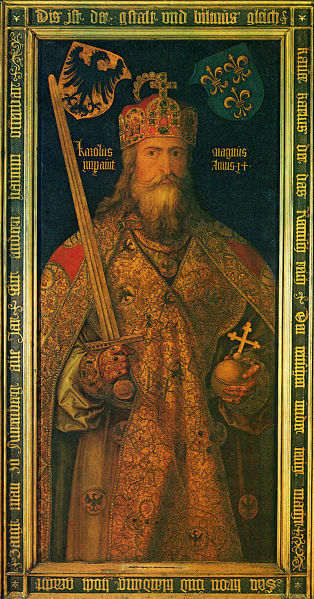 Depiction of Charlemagne by Dürer (1512)