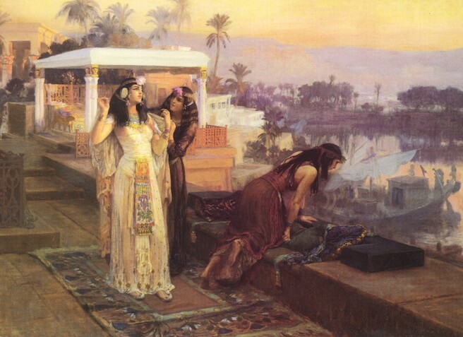 Cleopatra on the Terraces of Philae by Frederick Arthur Bridgman (1896)