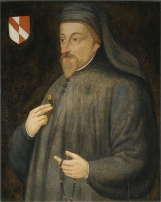17th-century depiction of Geoffrey Chaucer