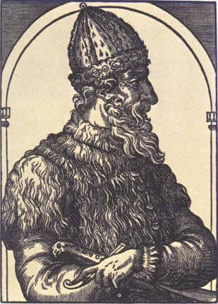 Depiction of Ivan the Great of Russia