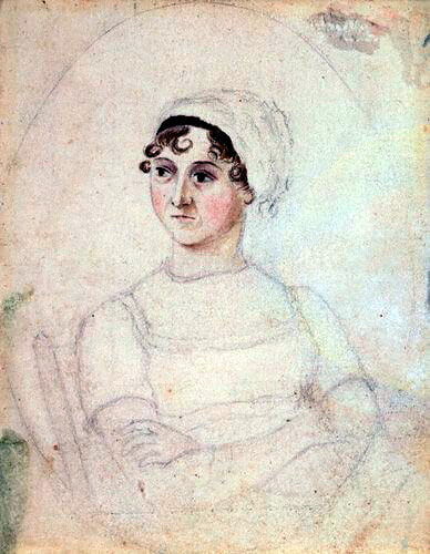 Jane Austen in a portrait by her sister (1810)