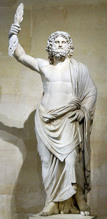 Restored statue of Jupiter