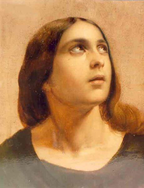 Mary Magdalene depicted by Gheorghe Tattarescu