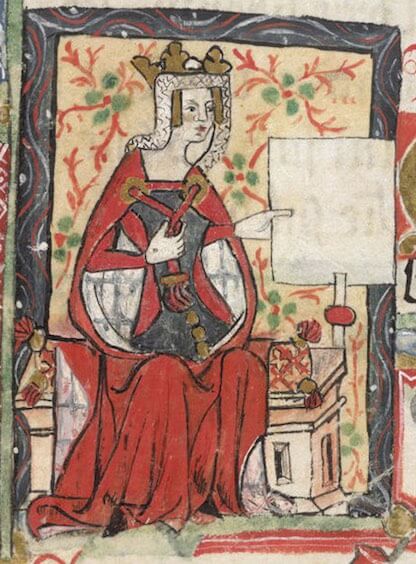 Depiction of the Empress Matilda, daughter of Henry I of England