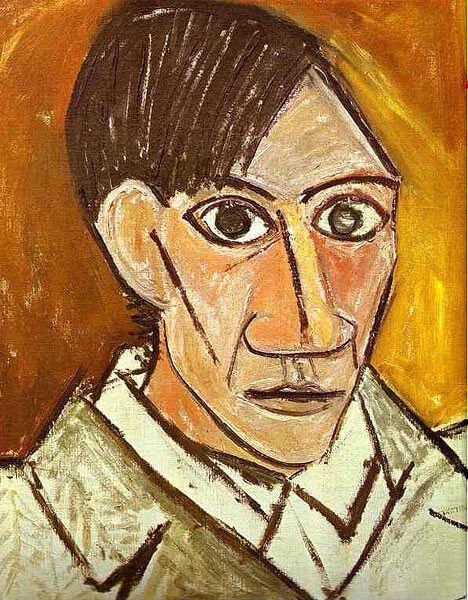 Pablo Picasso in a self-portrait (1907)
