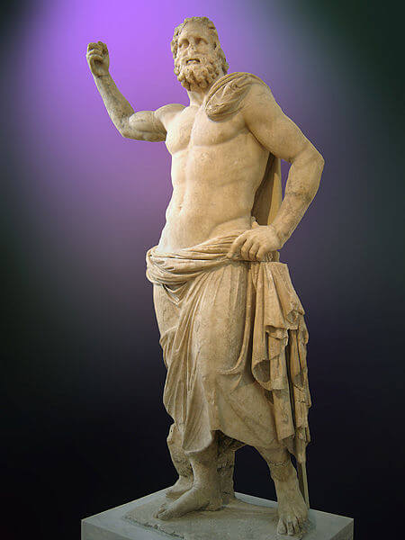 Statue of Poseidon from the 2nd century BC
