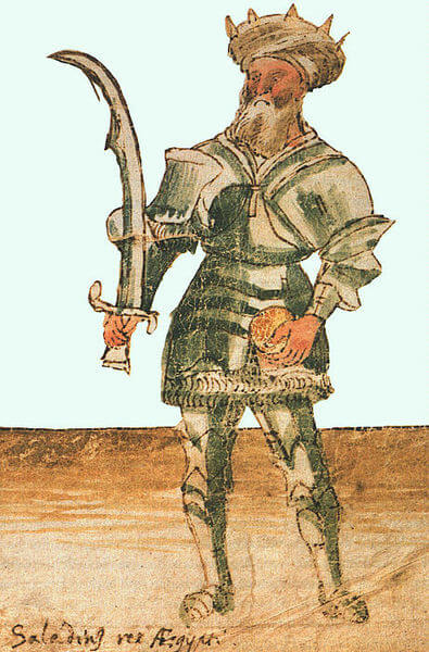 15th-century depiction of Saladin