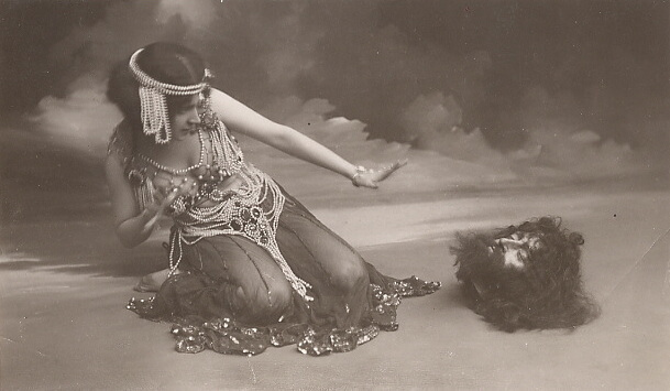 Actress Maud Allan playing Salome in a 1906 performance