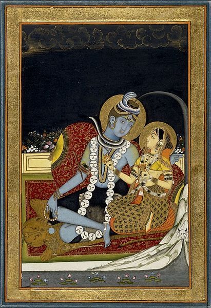 Shiva with Parvati (c. 1800)