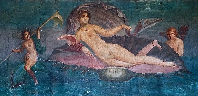Roman depiction of Venus, from Pompeii