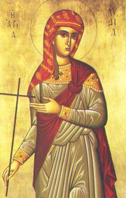 Icon depicting Saint Lydia