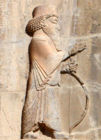 Relief depicting Artaxerxes III