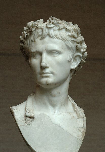 Bust of emperor Augustus