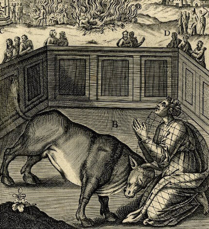 17th-century engraving of Saint Blandine