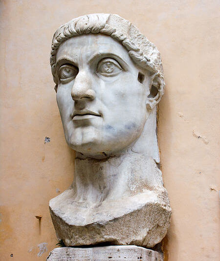 Portion of a statue of Constantine the Great
