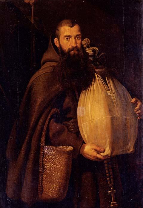 Depiction of Saint Felix of Cantalice by Peter Paul Rubens (c. 1640)