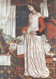 Queen Guinevere by William Morris (1858)