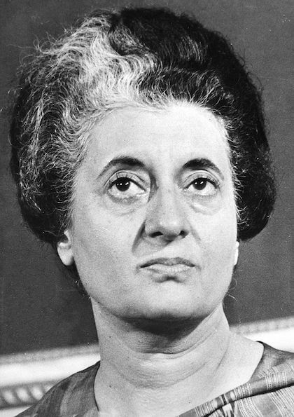 Indira Gandhi in 1977