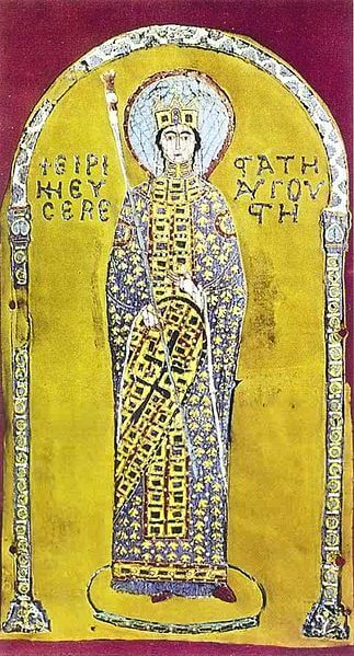 Byzantine empress Irene, from Saint Mark's Basilica in Venice