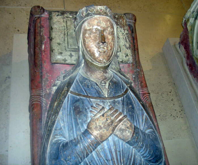Tomb of Isabella of Angoulême in Fontevraud Abbey