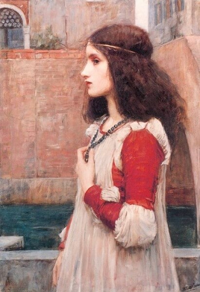 Depiction of Shakespeare's Juliet by John William Waterhouse (1898)