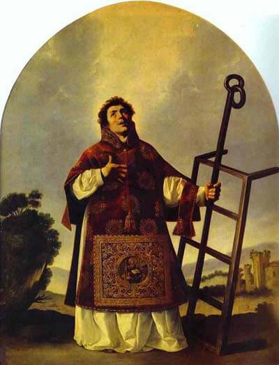 Depiction of Saint Laurence by Francisco de Zurbarán (1636)