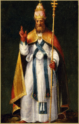 Depiction of Saint Leo the Great by Bernardino Campi