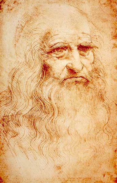 Leonardo da Vinci self-portrait (1515)