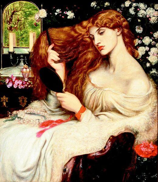 Lady Lilith by Dante Gabriel Rossetti (1868)