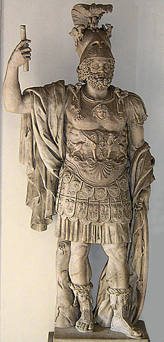 Statue of the god Mars