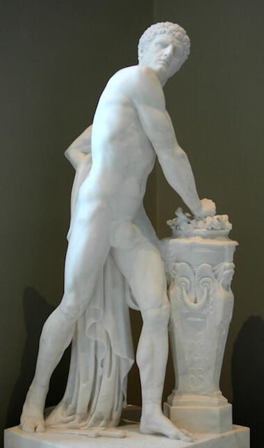 Statue of Mucius Scaevola by Louis-Pierre Deseine (1791)