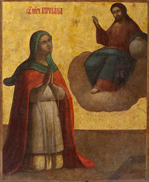 19th-century icon depicting Saint Tatiana