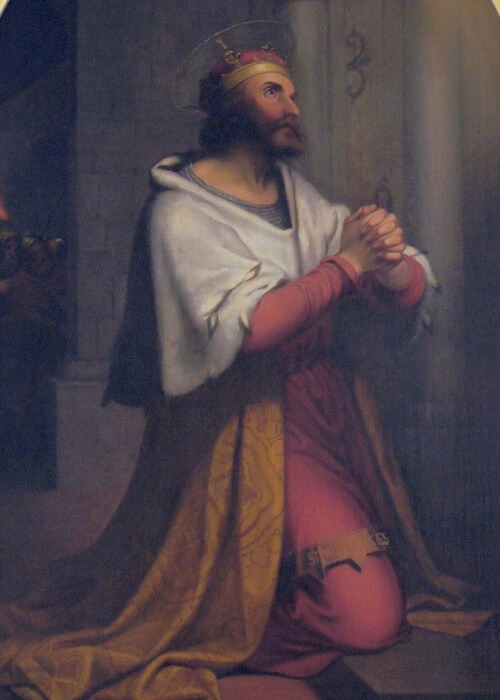 Depiction of Saint Václav by Adolf Zimmermann (1852)