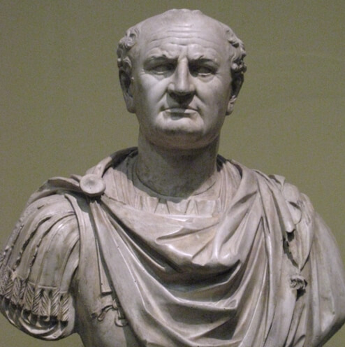 Bust of Emperor Vespasian