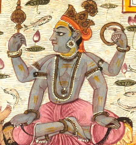 Painting of Vishnu