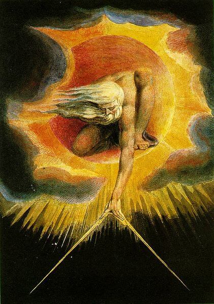 Ancient of Days, a depiction of the Judeo-Christian God, by William Blake (1794)